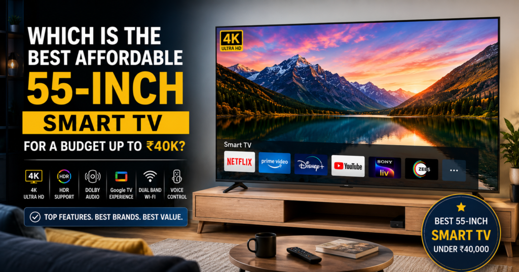 Smart TV Under 40000 in India Smart TV Under 40000 in India